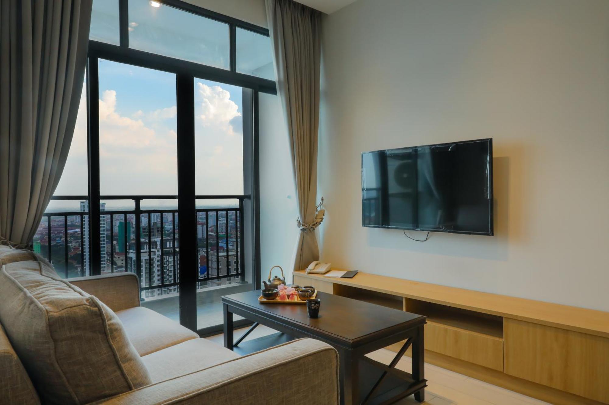 The View Serviced Residence 豪景日式酒店公寓 Phnom Penh Ngoại thất bức ảnh